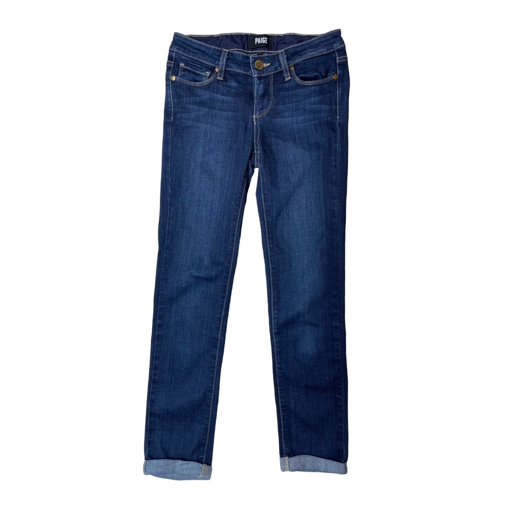 Paige Jeans|โ Womenโs Skyline Crop Denim Dark Wash Jeans - Size 24